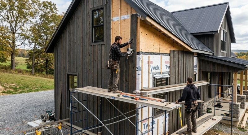 Barn Siding Installation in Colchester, VT