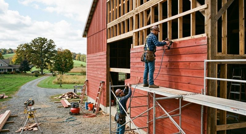 Barn Wood Siding Installation in Burlington, VT