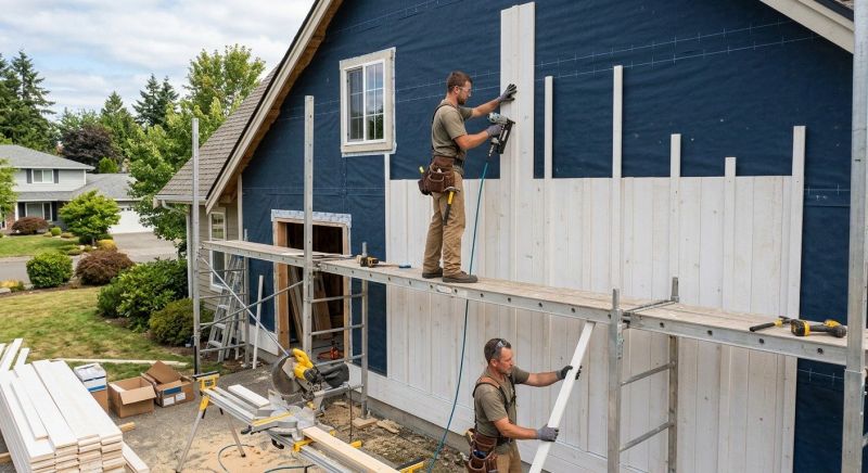 Batten Siding Installation in Cambridge, VT