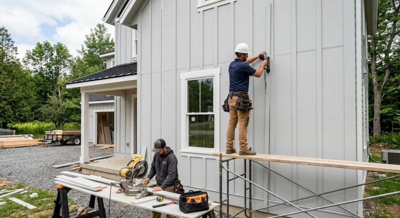 Batten Siding Installation in Grand Isle, VT