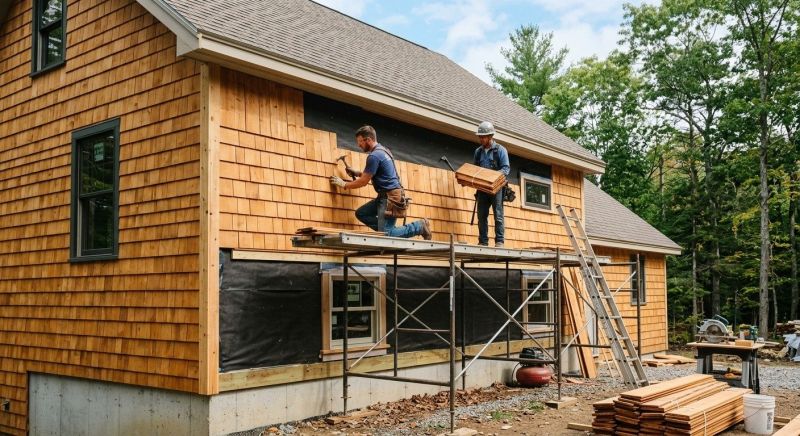 Cedar Siding Installation in Burlington, VT