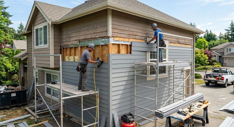 Cement Siding Installation in Colchester, VT