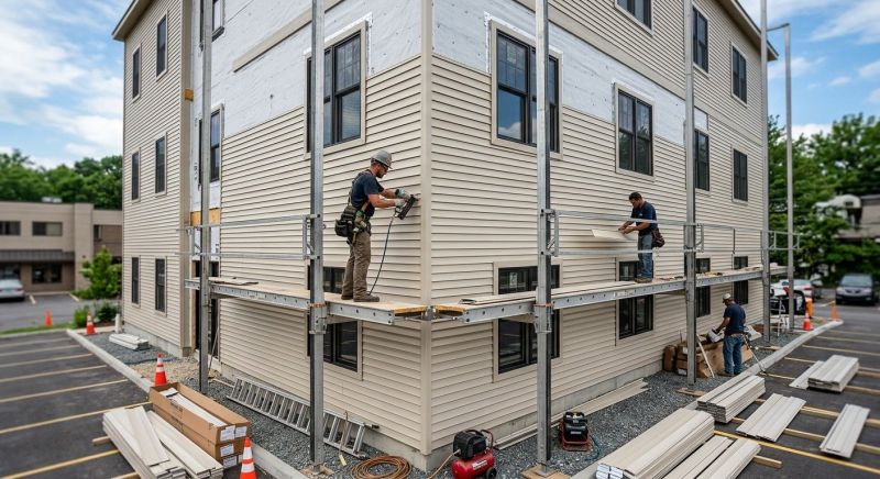 Commercial Siding Installation in Burlington, VT