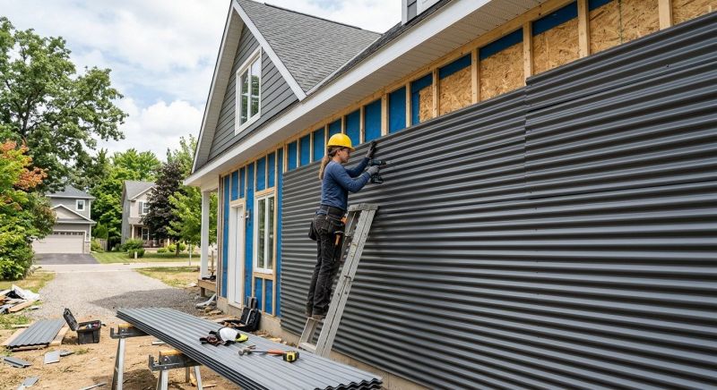 Corrugated Siding Installation in Burlington, VT