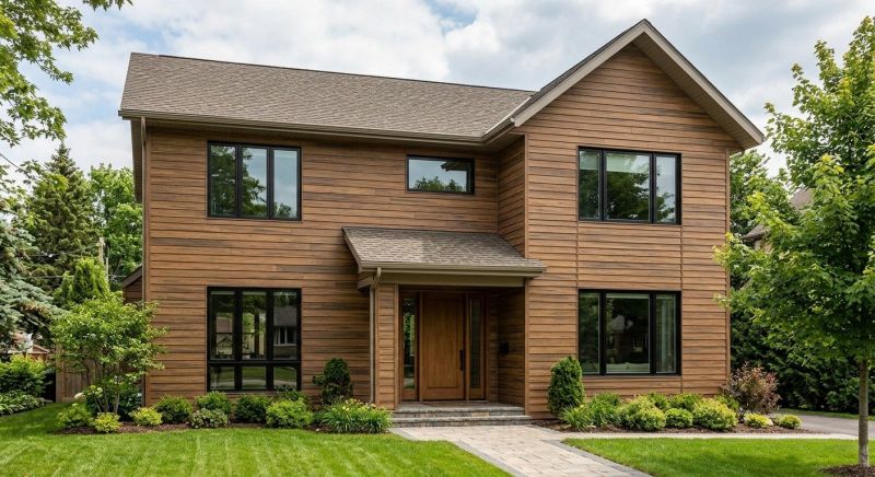 Faux Wood Siding Installation in Chittenden County, VT