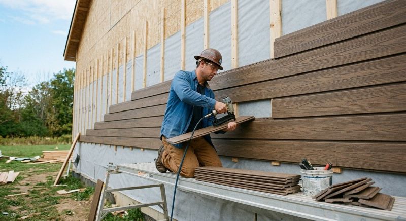 Faux Wood Siding Installation in Franklin County, VT