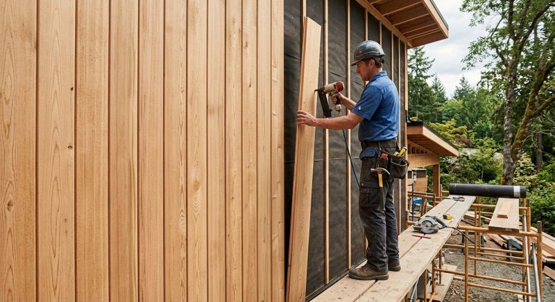 Faux Wood Siding Installation in Vergennes, VT
