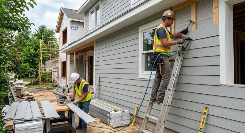 Fiber Siding Installation in Burlington, VT