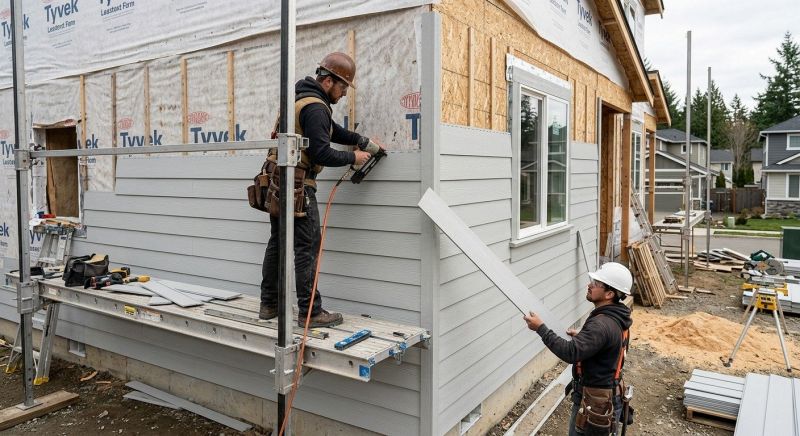 Fiberboard Siding Installation in Burlington, VT