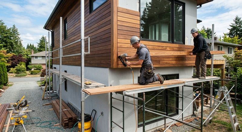 Hardwood Siding Installation in Bristol, VT