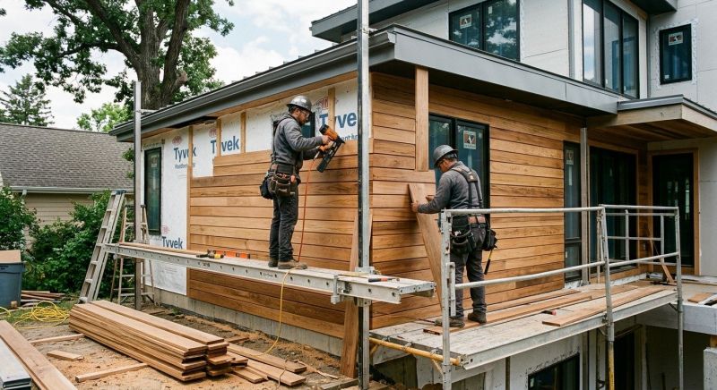 Hardwood Siding Installation in Franklin County, VT