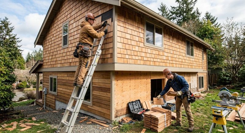 Hardwood Siding Installation in Franklin County, VT