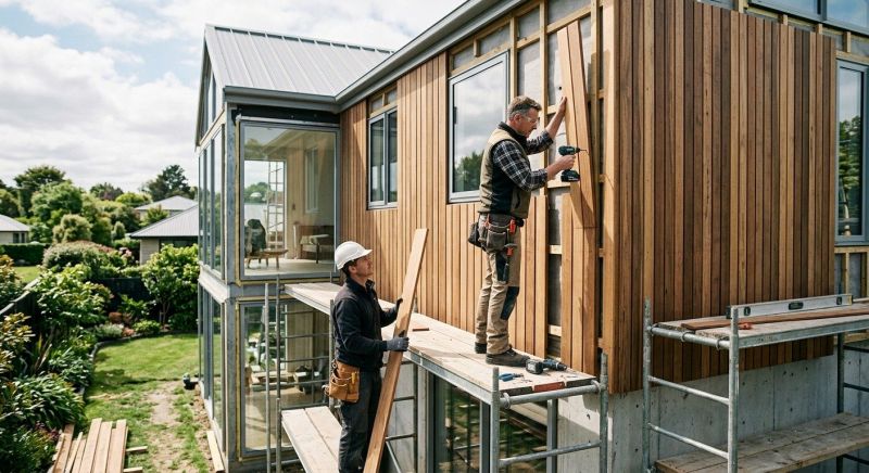 Hardwood Siding Installation in Waterbury, VT