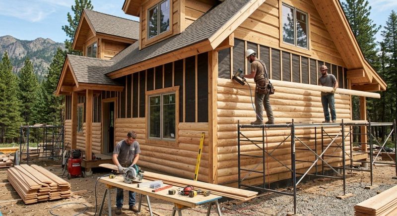 Log Siding Replacement in Burlington, VT