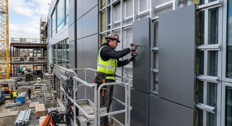 Metal Paneling Installation in Burlington, VT
