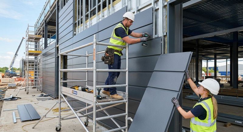 Metal Paneling Installation in Burlington, VT