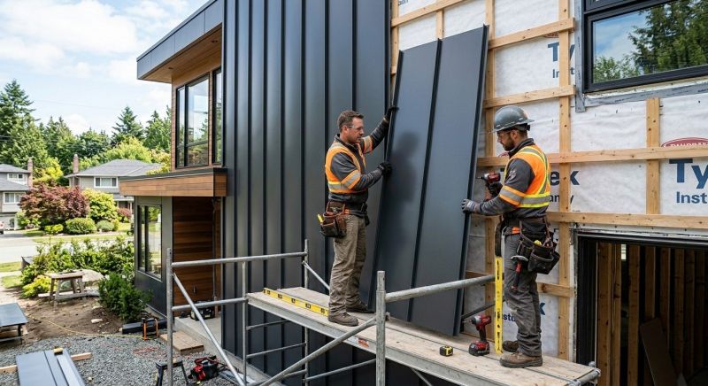 Metal Siding Installation in Bristol, VT