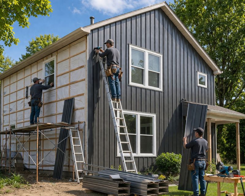 Metal Siding Installation in Chittenden County, VT