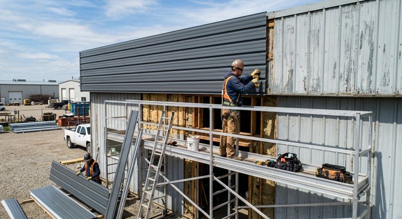 Metal Siding Replacement in Huntington, VT