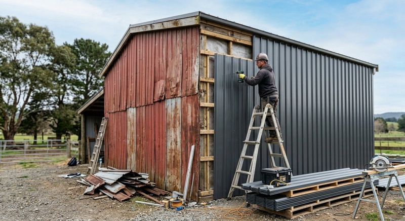 Metal Siding Replacement in Milton, VT