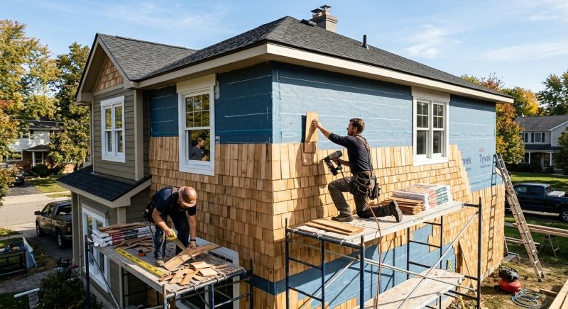 Shingle Siding Installation in Burlington, VT