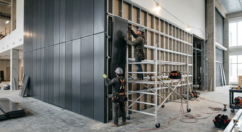 Steel Cladding Installation in Burlington, VT