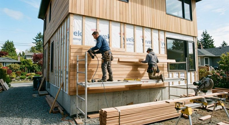 Wood Cladding Installation in Essex Junction, VT