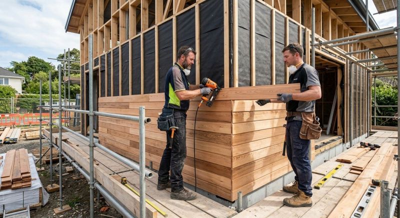 Wood Cladding Installation in Vergennes, VT