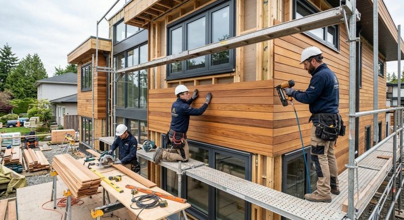 Wood Cladding Installation in Willsboro, NY