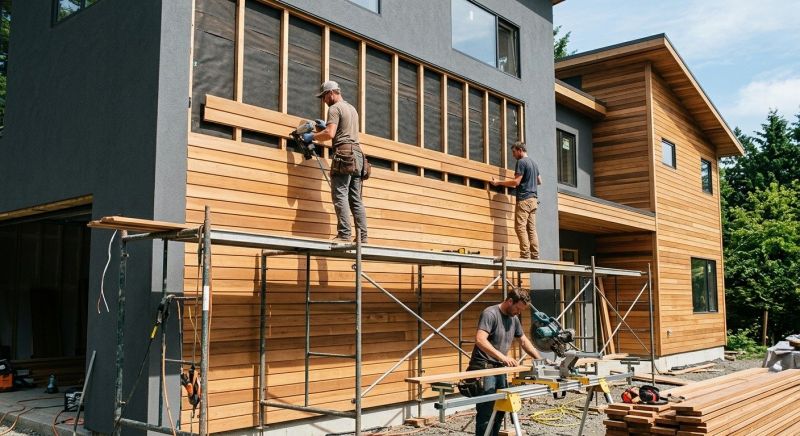 Wood Cladding Installation in Willsboro, NY