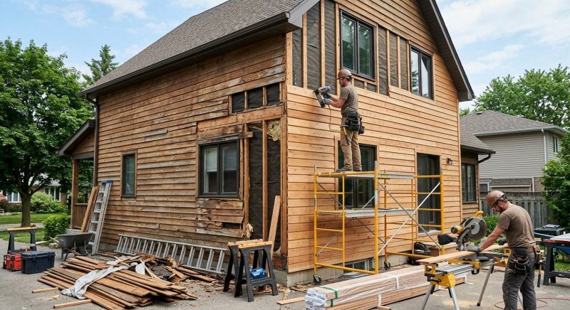 Wood Cladding Replacement in Burlington, VT