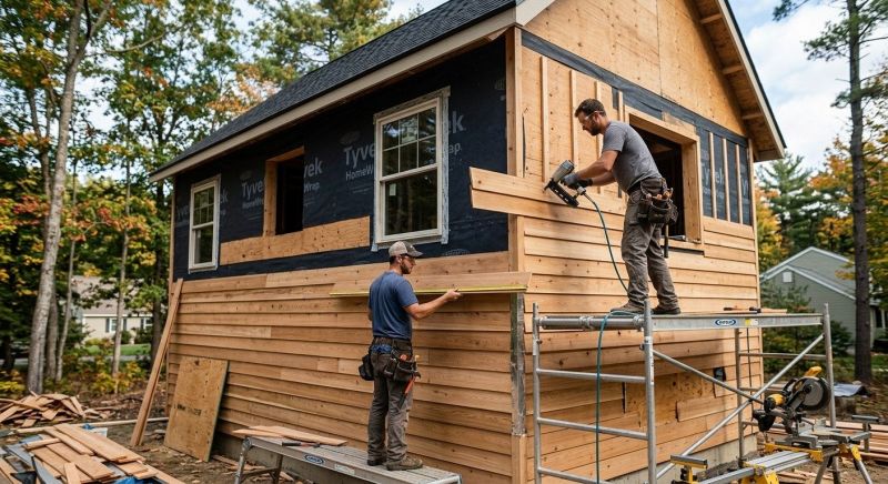 Wood Siding Replacement in Waterbury, VT