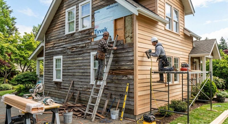 Wood Siding Replacement in Williston, VT